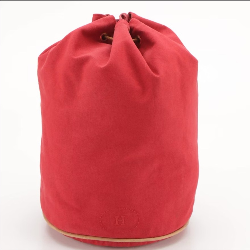 Hermès Canvas Polochon Mimile Backpack